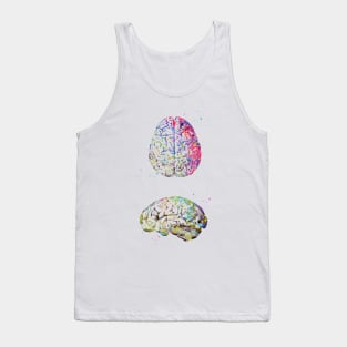 Human Brain Tank Top